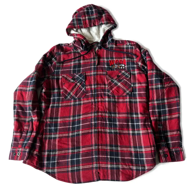 Ladies Red/Plaid Plaid Jacket