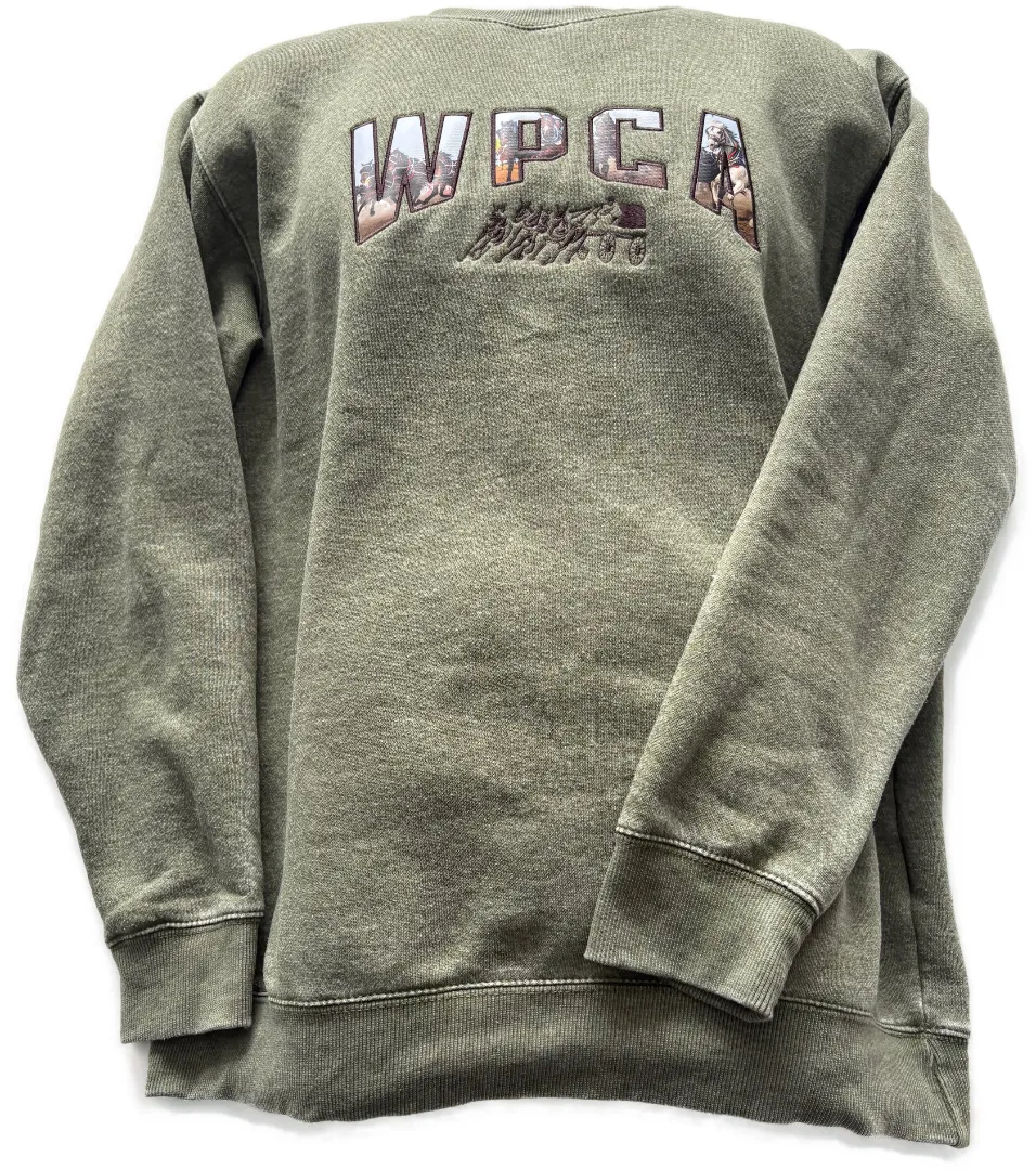 Unisex Vintage Crew Neck Cactus Green WPCA